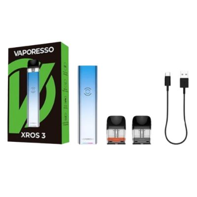 Vaporesso XROS 3 Kit 1000 Synthwave (Синьо-рожевий, з картриджем) Багаторазовий POD